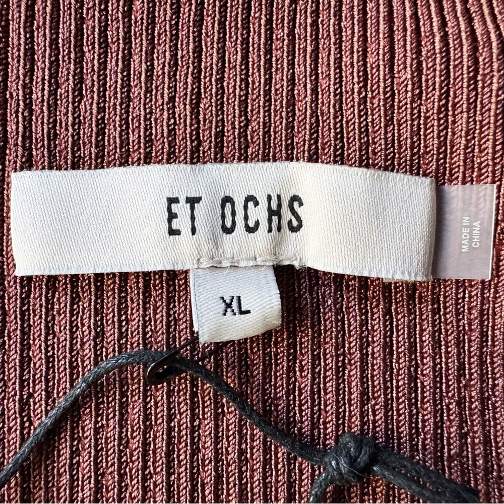 NWT Et Ochs Emily Knit Zipper Top - Picture 10 of 13